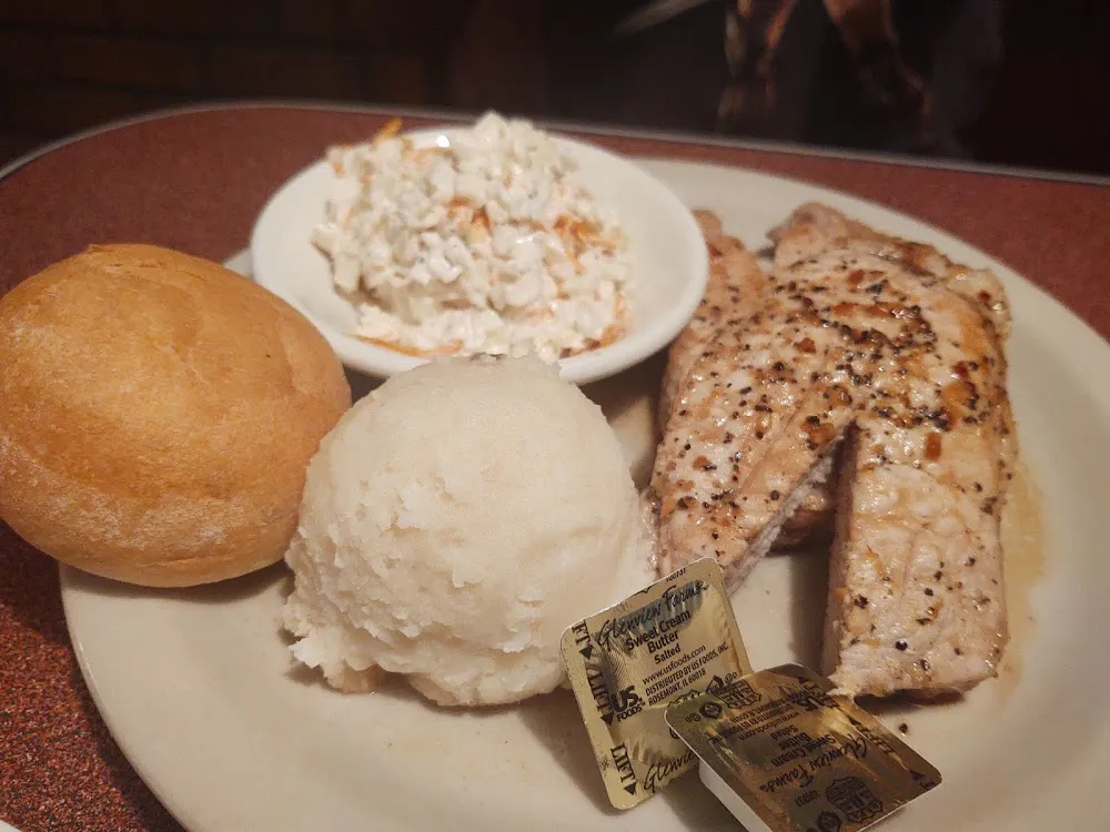French Fries Coleslaw Cottage Cheese Applesauce